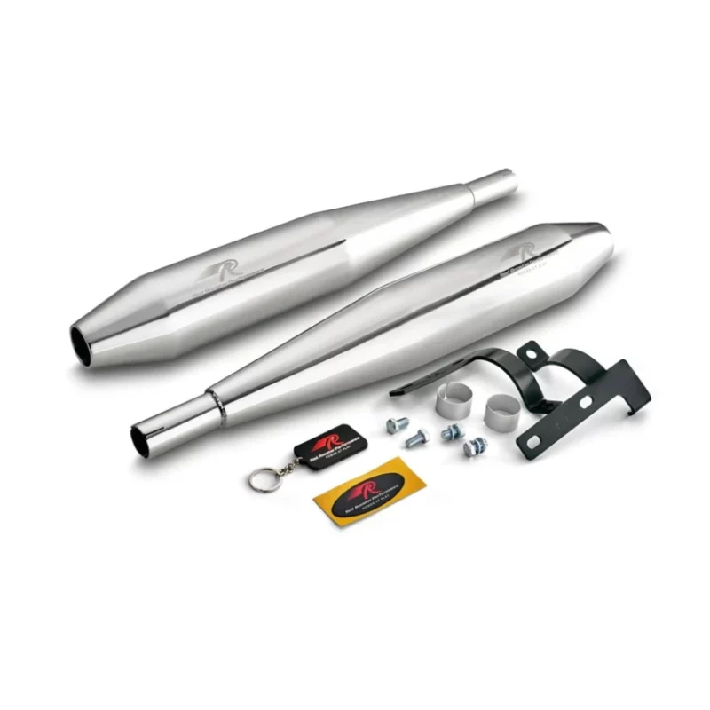 Red Rooster Performance Exhaust Celesta Polish PRO Red for Jawa Motorcycle