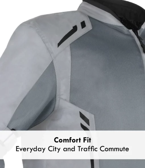 Rynox Cypher GT Light Grey Riding Jacket 4