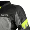 Rynox Helium GT2 Black Hi Viz Green Riding Jacket 4