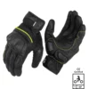 Rynox Tornado Pro 3 Motorsports Black Fluorescent Green Riding Gloves