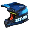 SMK Allterra X Throttle Matt Black Blue MotocrossHelmet