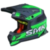 SMK Allterra X Throttle Matt Grey Green Black Motocross Helmet