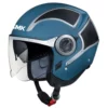 SMK Phoenix HI Tech Matt Blue Helmet (1)