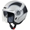 SMK Phoenix HI Tech Matt White Helmet (1)