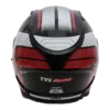 TVS Racing Helmet Matt Red & White Double Visor 4