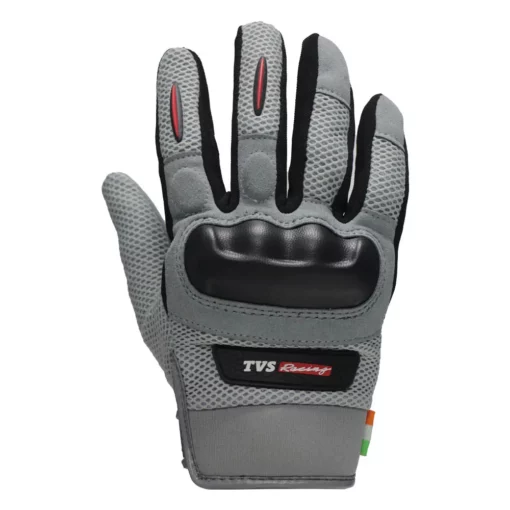 TVS Racing Street Grey Riding Gloves 2