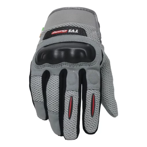 TVS Racing Street Grey Riding Gloves 4