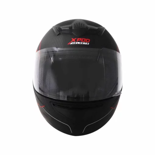 TVS Racing XPOD Blistering Black Red Full Face Helmet 4