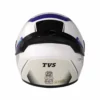 TVS Racing XPOD Speedy White Blue Full Face Helmet 5