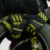 Tiivra DS Apex Black Yellow Riding Gloves (7)