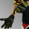 Tiivra DS Apex Black Yellow Riding Gloves (8)