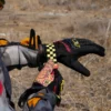 Tiivra DS Chameleon Black Yellow Red Riding Gloves (3)