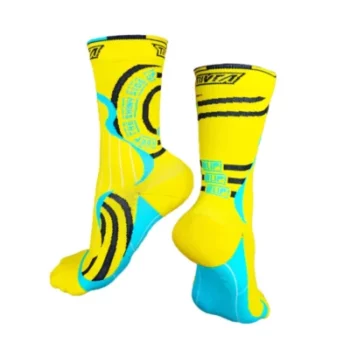 Tiivra T1 Yellow Blue Endurance Socks 1