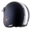 AXOR Retro Jet Euro Globe Dull Royal Blule Open Face Helmet 3
