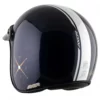AXOR Retro Jet Euro Globe Royal Blue Open Face Helmet 3