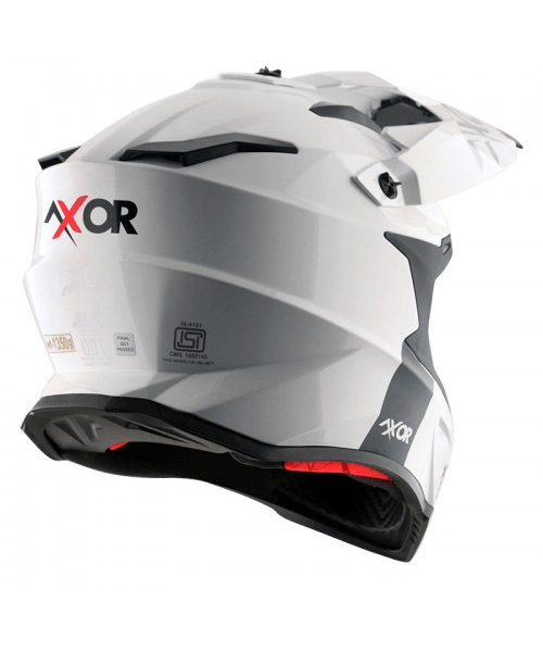 AXOR X CROSS SC White Red Helmet 6