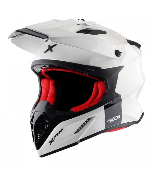 AXOR X CROSS SC White Red Helmet