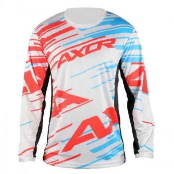 AXOR X CROSS White Red Riding Jersey
