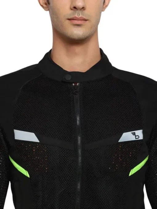 Bikeratti Veloce Black Neon Riding Jacket 5