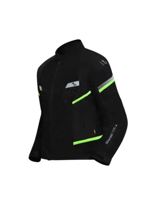 Bikeratti Veloce Black Neon Riding Jacket