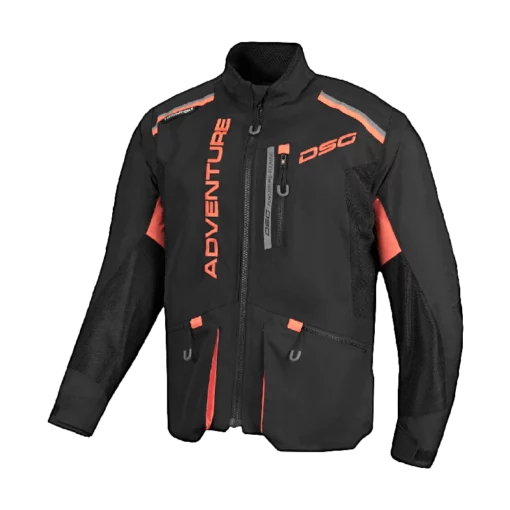 DSG Adv Black Orange Riding Jacket