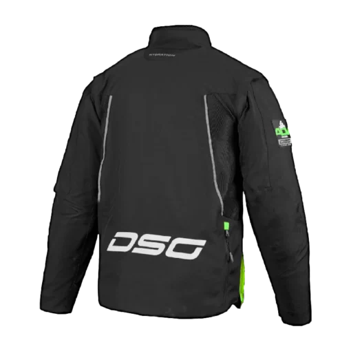 DSG Adv Black Yellow Fluo Riding Jacket 2