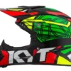 KYT Jumpshot #1 Black Green Fluorescent Helmet