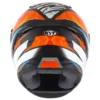 KYT NF R Charger Black Orange Helmet 3