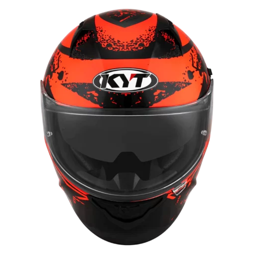 KYT NFR Neutron Red Gloss Helmet 3