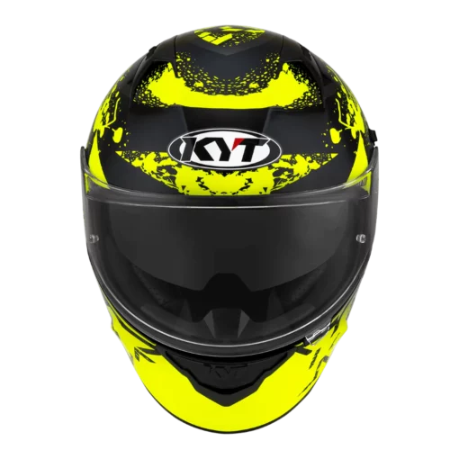 KYT NFR Neutron Yellow Gloss Helmet 3