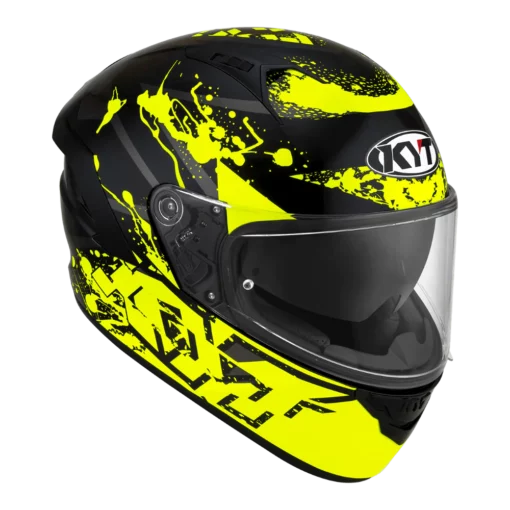 KYT NFR Neutron Yellow Gloss Helmet 4