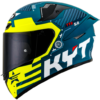 KYT TT Course Fuselage Matt Yellow Helmet