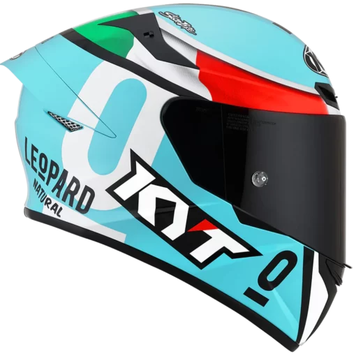 KYT TT Course Leopard Racing Dallaporta Replica Gloss Helmet 5