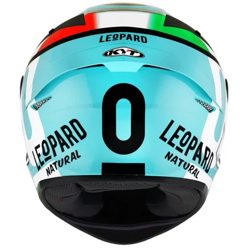 KYT TT Course Leopard Racing Dallaporta Replica Gloss Helmet 7