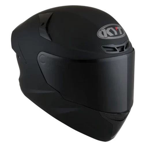 KYT TT Course Plain Matt Black Helmet 4
