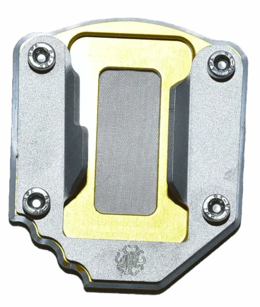 Modern Tech Interceptor Side Stand Base Extension Gold