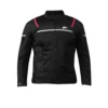 TVS Polyester Black Riding Jacket (CE Level 2)