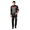 TVS Racing Street Red SL Black Striker Riding Jacket