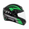 TVS Racing XPOD LT Black Green Full Face Helmet