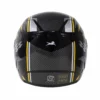 TVS Racing XPOD LT Black Yellow Full Face Helmet 3