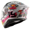 AXOR Apex XBHP Nineteen Gloss Pink White Helmet 4