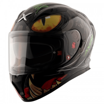 Axor Street Panther Black Grey Helmet