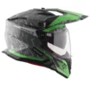 Axor X CROSS Flash Dual Visor Cool Grey Green Helmet 5