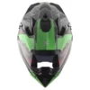 Axor X CROSS Flash Dual Visor Cool Grey Green Helmet 6