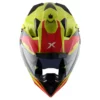 Axor X Cross Flash Dual Visor Neon Yellow Red Helmet 9