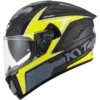 KYT NFR Mindset Matt Anth Yellow Helmet