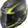 LS2 FF390 Breaker Feline Gloss Black Fluorescent Yellow Full Face Helmet 3