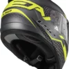 LS2 FF390 Breaker Feline Gloss Black Fluorescent Yellow Full Face Helmet 4
