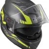 LS2 FF390 Breaker Feline Gloss Black Fluorescent Yellow Full Face Helmet 5