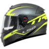 LS2 FF390 Breaker Feline Gloss Black Fluorescent Yellow Full Face Helmet 6